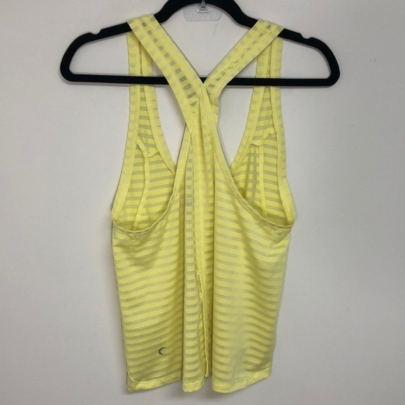 Zyia Active Nimbus Split‎ Back Tank Top Yellow Size Medium - Picture 5 of 7